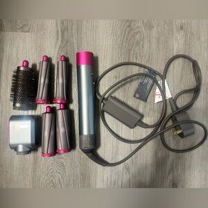 Dyson Hair Styler Set - Gray and Pink